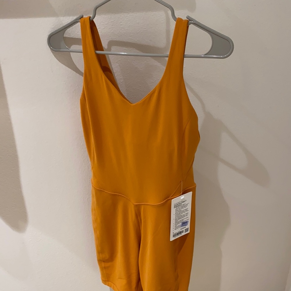 Lululemon Align Bodysuit Orange - size 6